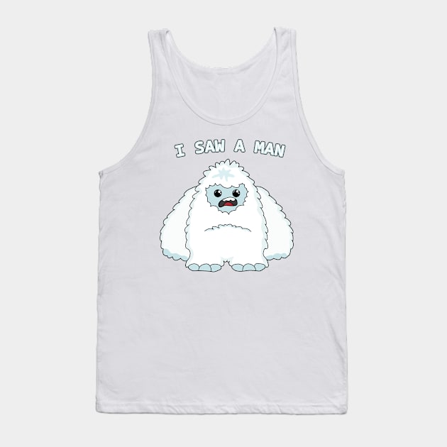 Cute Yeti Tank Top by valentinahramov